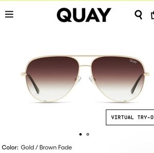 Quay High Key Mini Womens Sunglasses